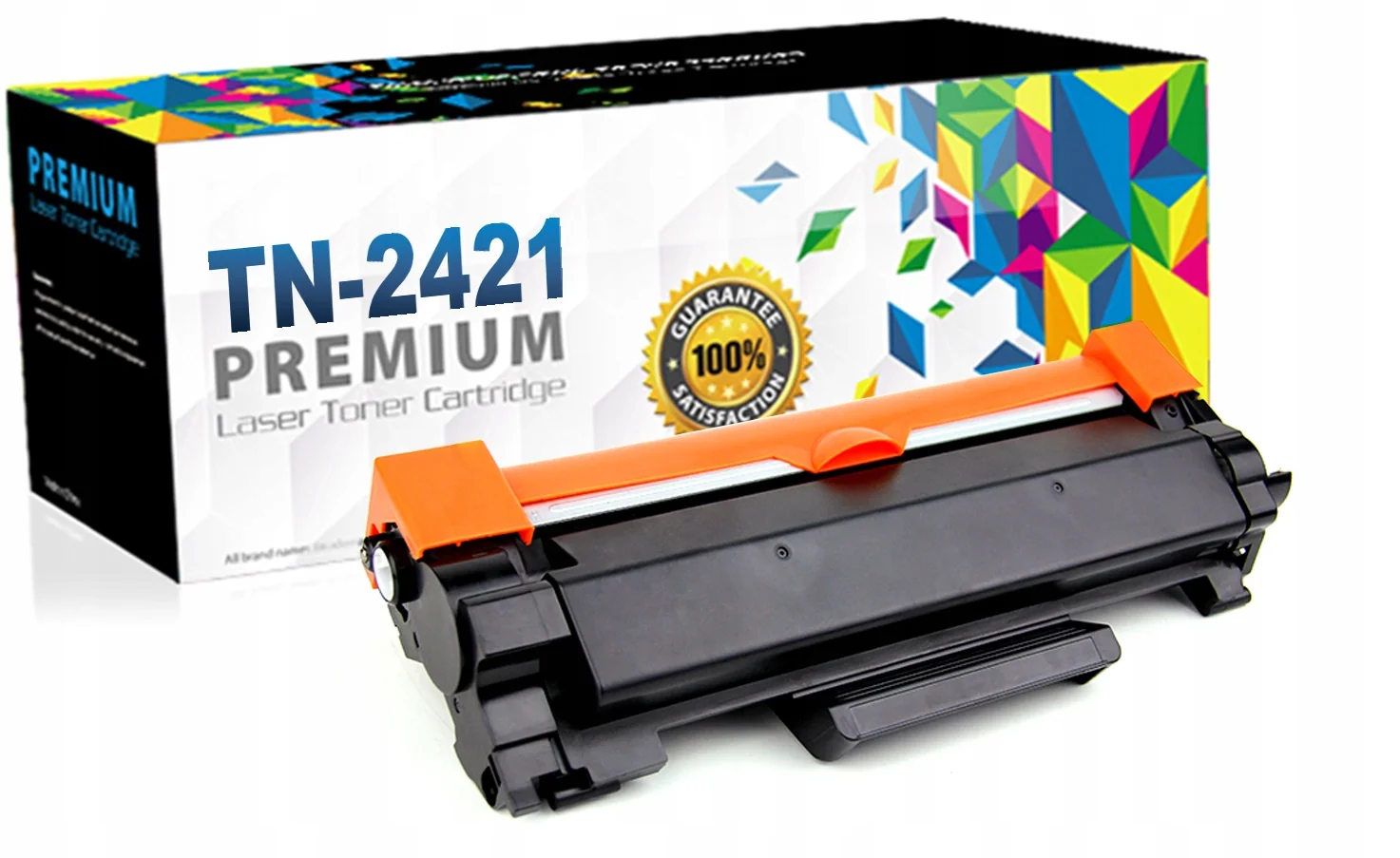 Cartus de toner laser compatibil BROTHER TN2421XXL 6K BK=chip T