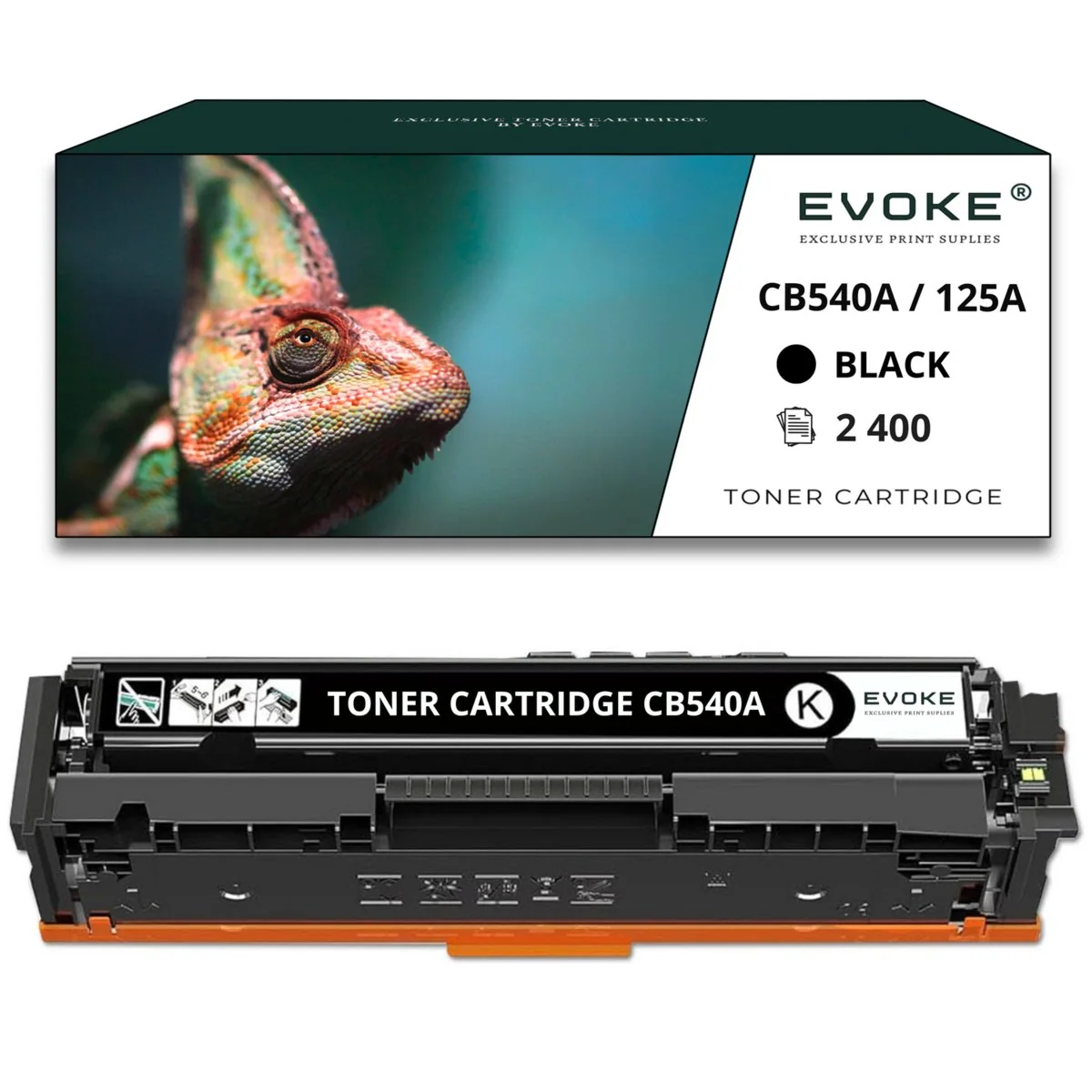 Cartus de toner laser compatibil HP CB540A/CE320A/CF210X negru