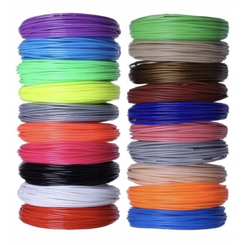 Kit filamente Polaroid pentru creioane 3D, material PLA, diametru: 1.75mm, 20 role x 5m, PL25-0300