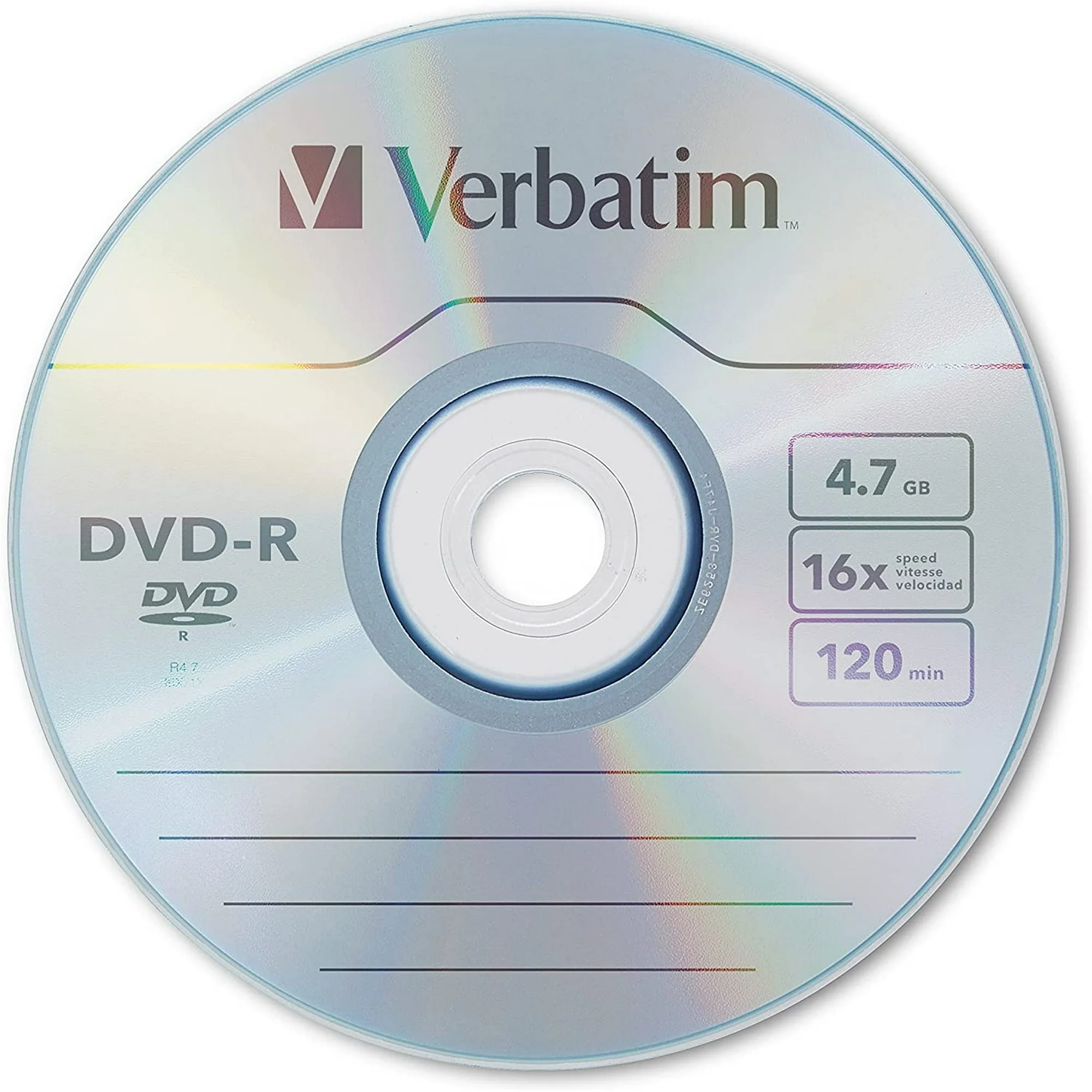 DVD+R Verbatim 4.7GB 16x 120min