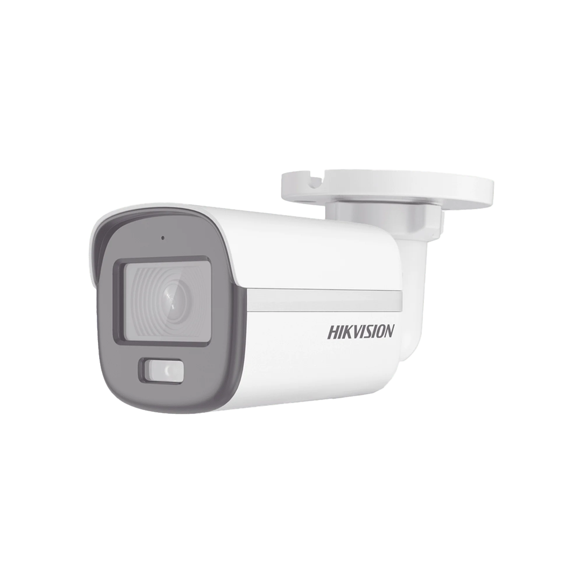 Camera ANHD bullet hibrid ColorVu (imagini color 24/7), 5MP, iluminare duala - IR 20 si lumina alba 20m, lentila fixa 2.8mm, microfon incorporat, alarma cu lumina alba solida, DS-2CE10KF0T-LFS