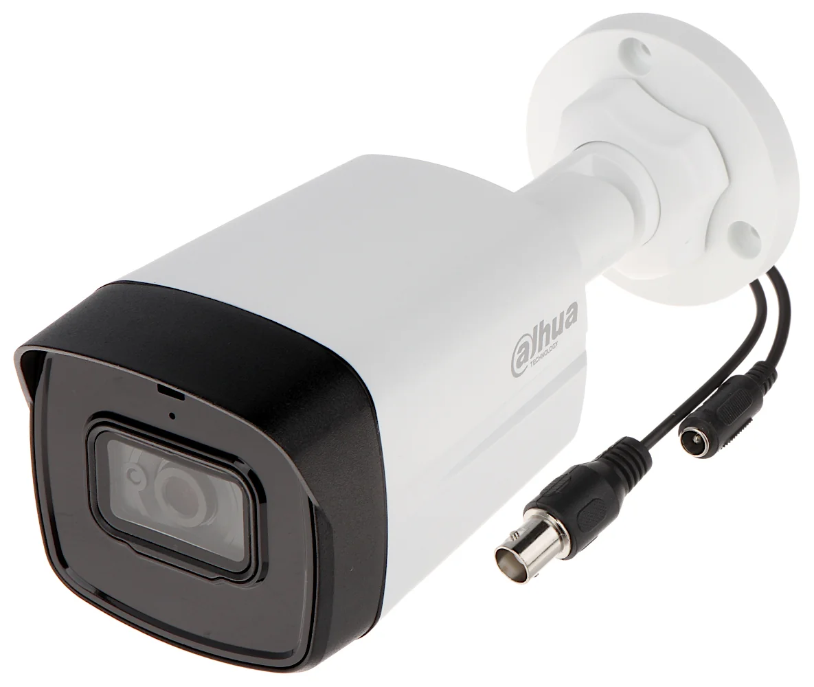 Camera de supraveghere de Exterior, Dahua 2MP, IR 80m, Microfon Lentila 3.6 - HAC-HFW1200TL-A