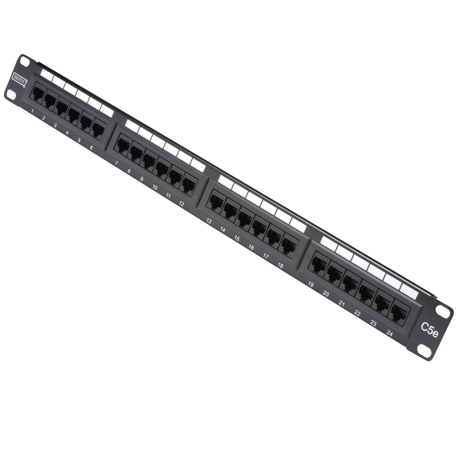 Patch Panel DIGITUS DN-91524U DIGITUS CAT 5e, 24 port unshielded