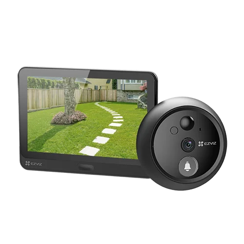 Vizor electronic smart EZVIZ, Wi-Fi, FullHD 1080P, monitor 4.3 inch, acumulator 4600mAh, slot SDcard CS-HP4(2WPFBS) Ezviz