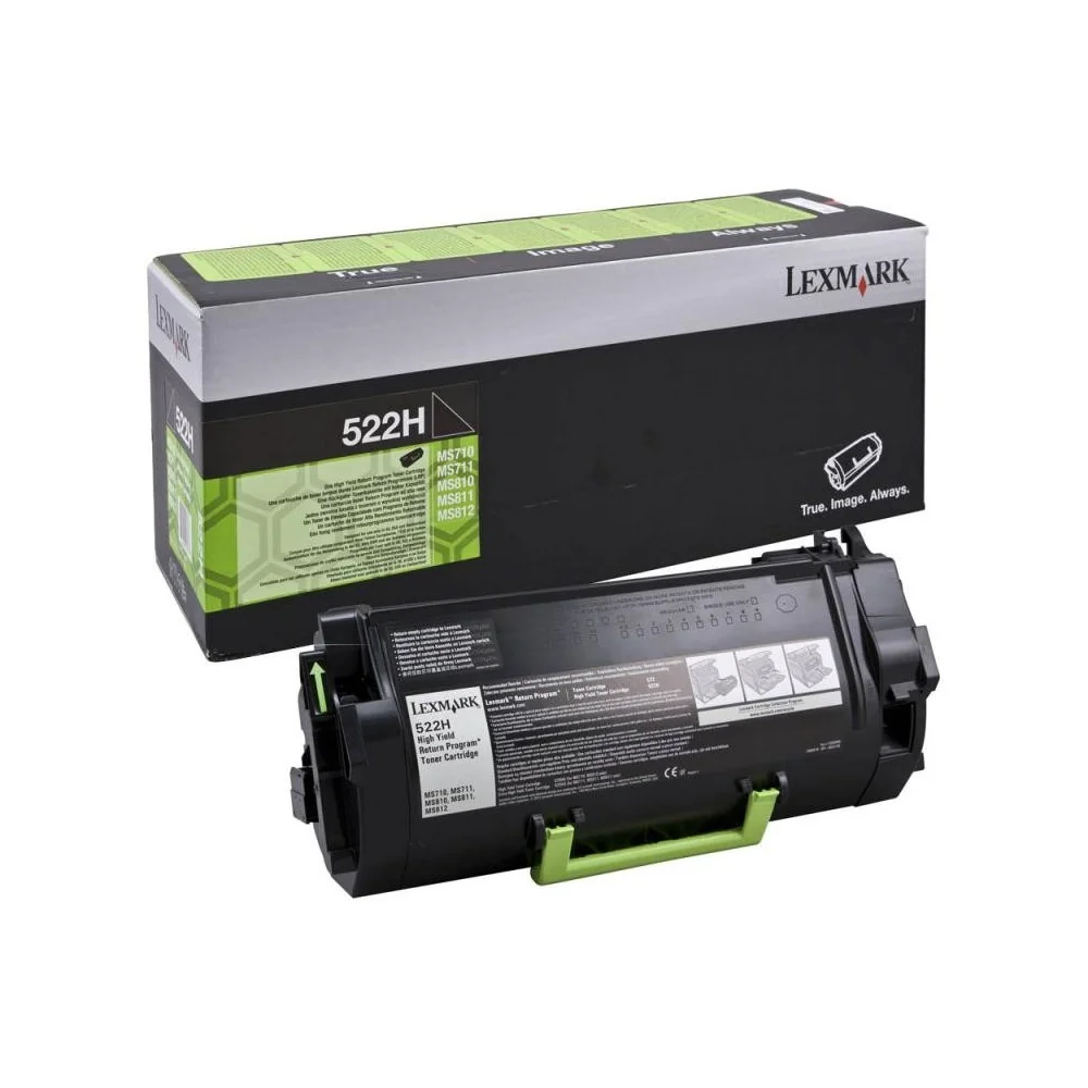 Cartus de toner laser compatibil Lexmark CX522, negru
