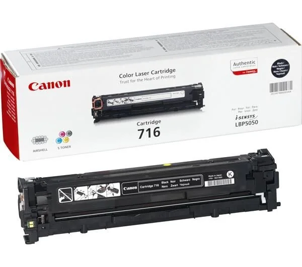 Cartus de toner laser original Canon 716 Black