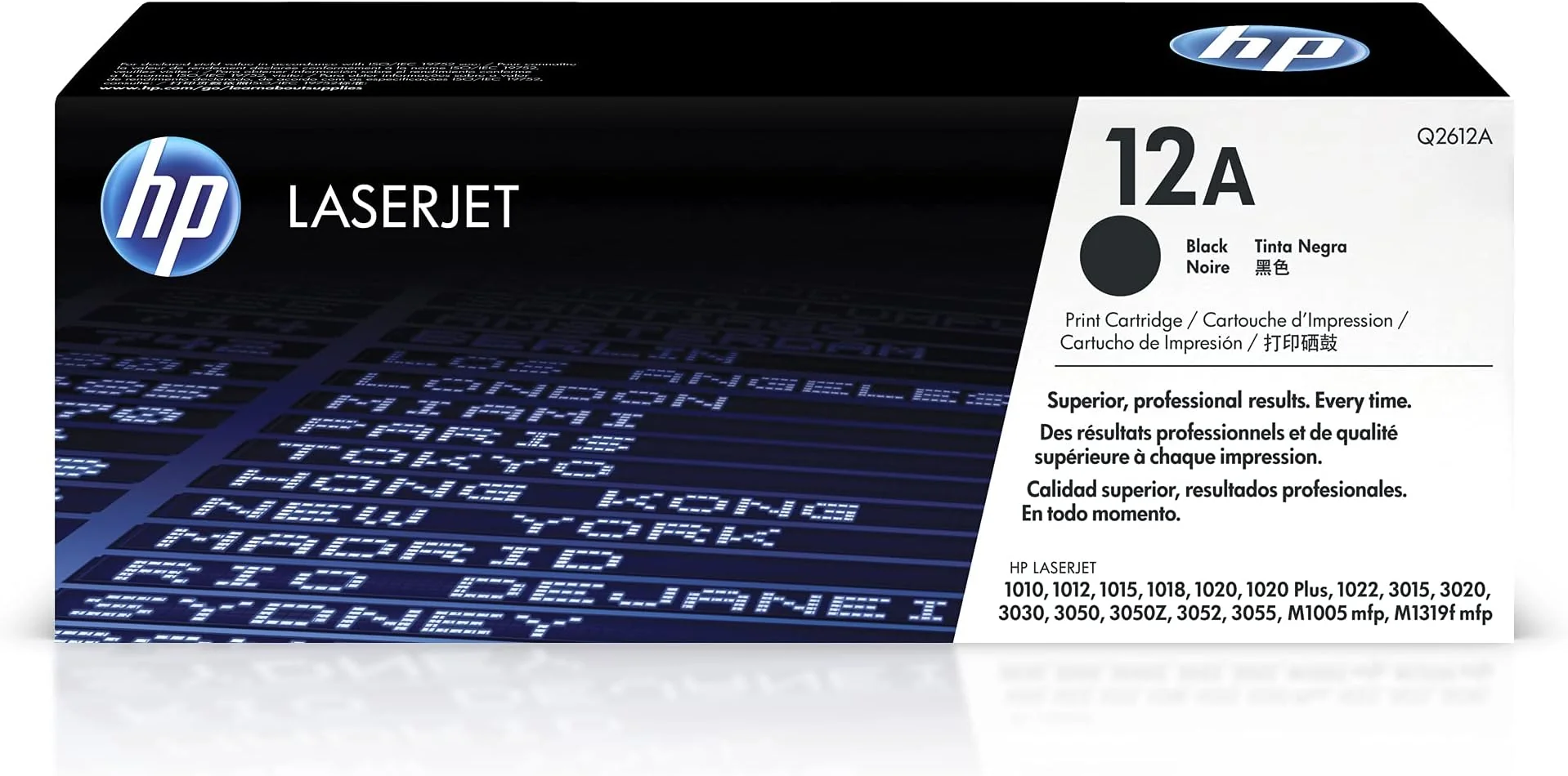 Cartus de toner laser original HP Q2612A Black