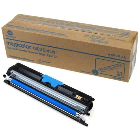 Cartus de toner laser original Konica Minolta A0V30HH 1600 Series Cyan