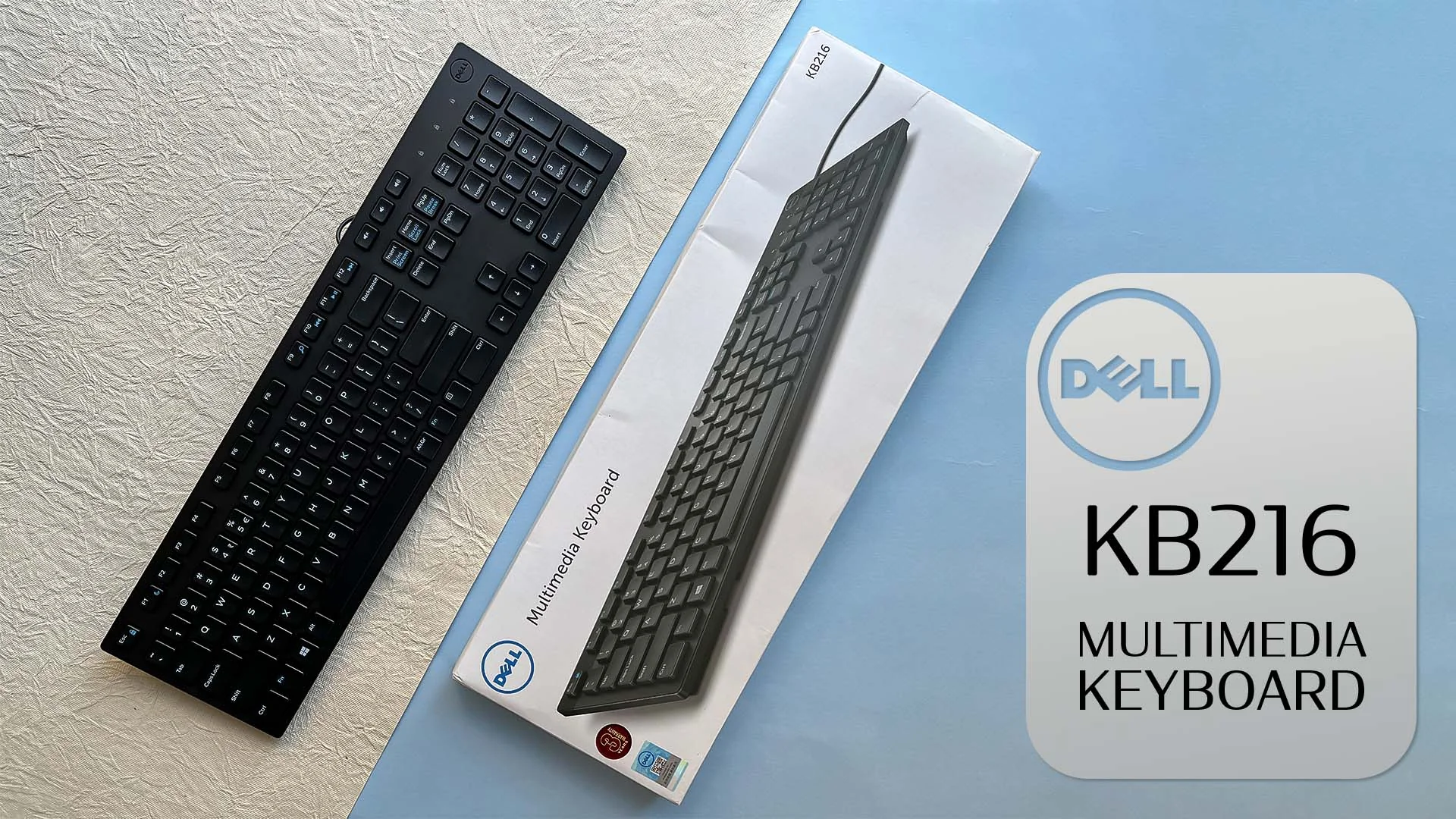 Tastatura Dell Keyboard Multimedia KB216, Wired, neagra, 580-ADHK-DL