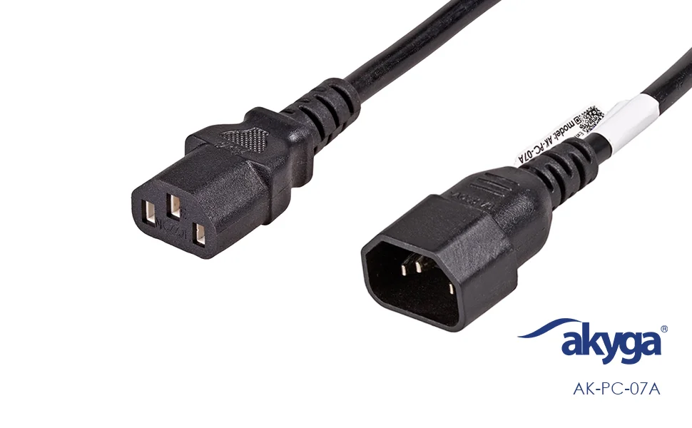 Cablu de alimentare Akyga AK-UP-03 IEC C19 / C20 250V/50Hz 1.8m