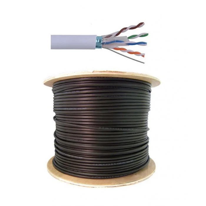 Cablu FTP cu sufa si alimentare cat6, 8x0.56 - 2x1.5