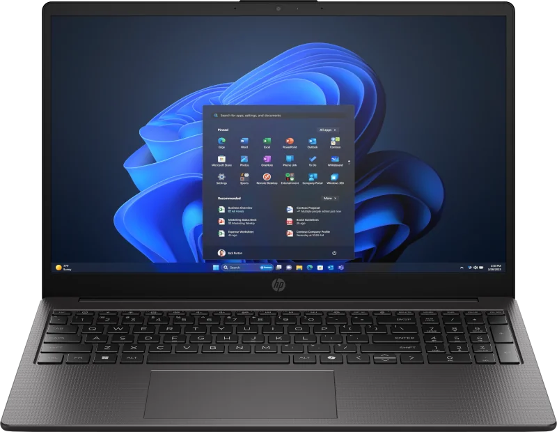 Laptop SMB HP 250R G10, cu procesor Intel Core 7-150U, 15.6'' TN, 16 GB DDR5, 512 GB SSD, Intel UHD Graphics, Windows 11 Pro
