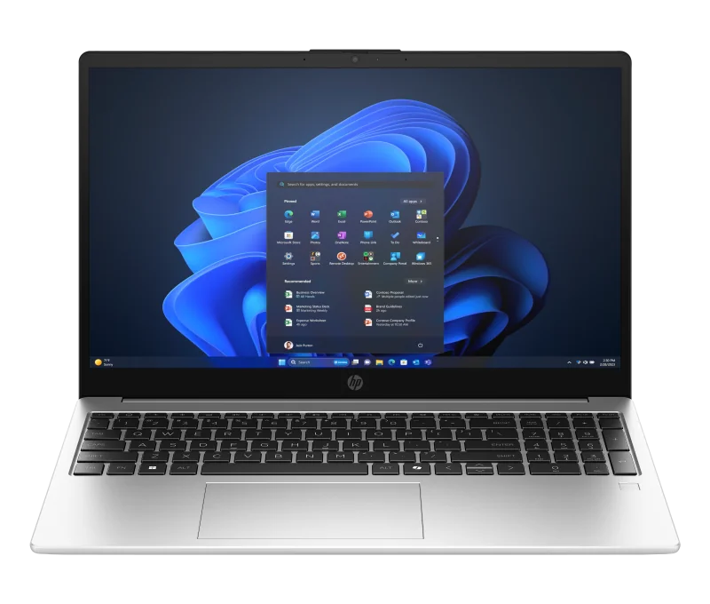 Laptop SMB HP 250R G10, cu procesor Intel Core 5-120U, 15.6'' IPS, 16 GB DDR4, 512 GB SSD, Intel Graphics, Fr OS
