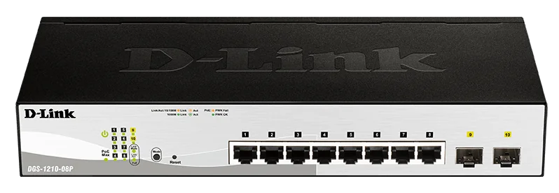 SWT 8*GBIT POE D-LINK DGS-1210-08P/E D-Link