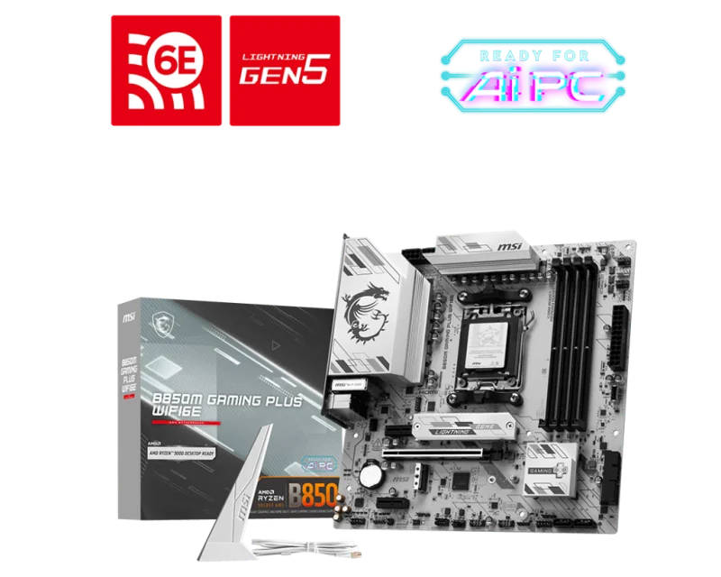 Placa de bază MSI B850M GAMING PLUS WIFI6E AM5 MSI