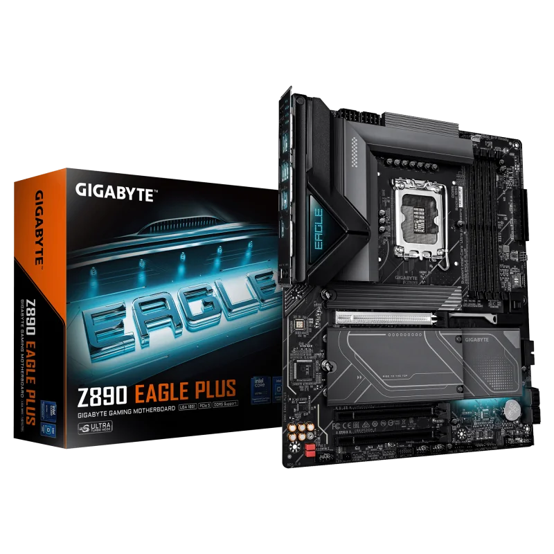 Placa de baza Gigabyte Z890 EAGLE PLUS, LGA 1851, DDR5, ATX Gigabyte