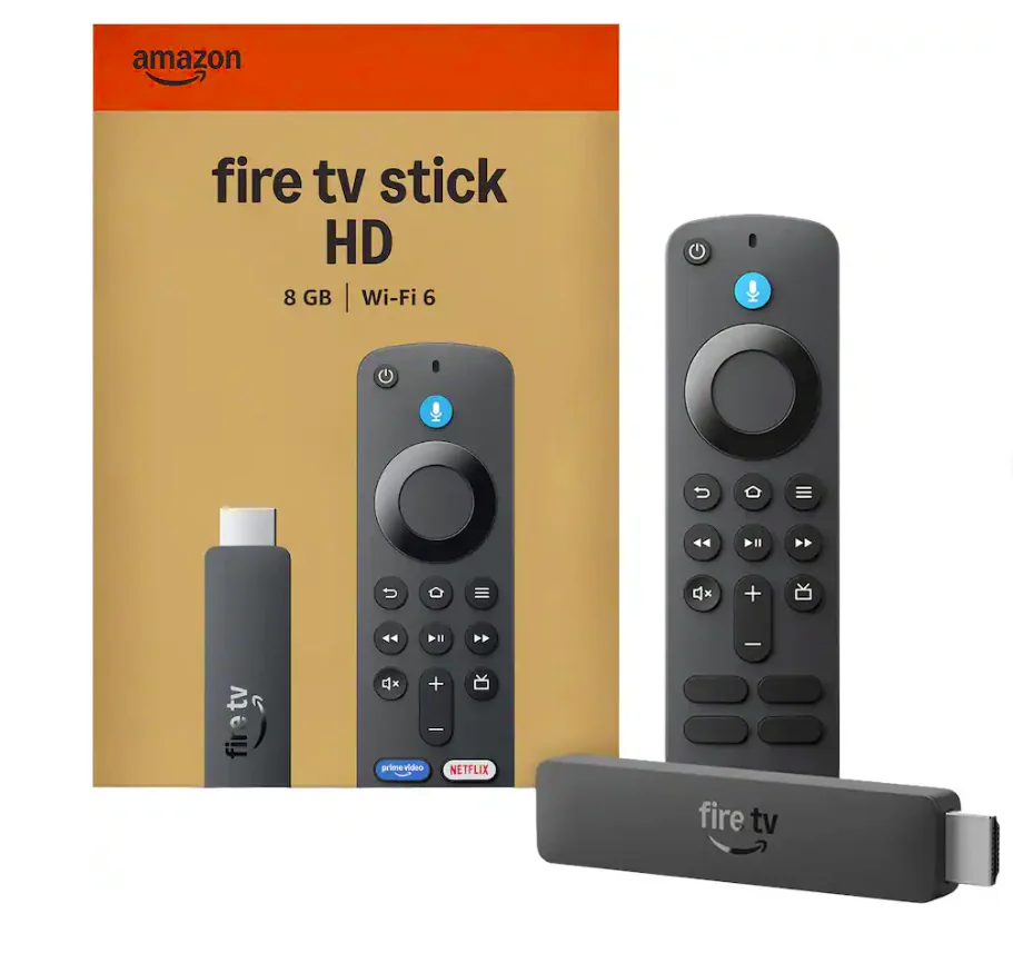 Fire TV Stick HD Streaming Device 8GB - Wifi 6 - 3rd Gen Amazon