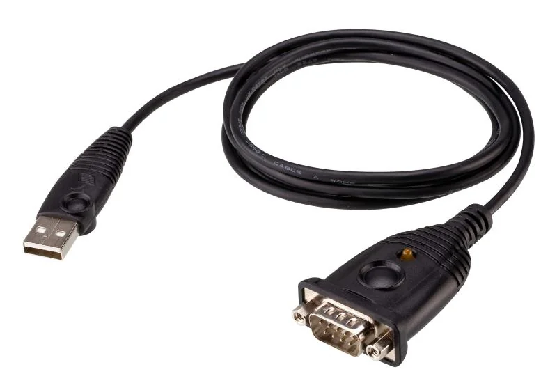 Adapto ATEN UC232AF. Conector 1: USB Type-A, Conector 2: RS-232, Lungime cablu: 1,2 m. Culoarea produsului: Negru ATEN