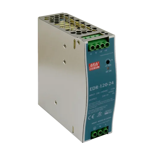 Sursa de alimentare in comutatie, 24V / 5A, sina DIN - MEAN WELL EDR-120-24 Meanwell
