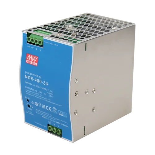 Sursa de alimentare in comutatie, 24V / 20A, sina DIN - MEAN WELL NDR-480-24 Meanwell