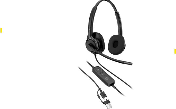 Poly Mission 425 USB HS CL HP