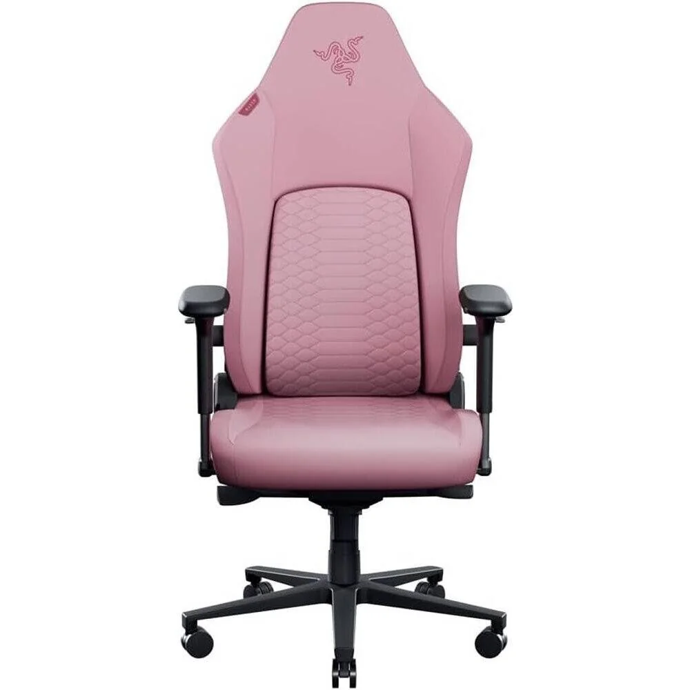 Scaun Razer Iskur V2 X NewGen, tip spuma spumă turnată PU, suport lombar integrat, tetieră reglabilă, cotiere 2D, clasa de ridicare pe gaz 4, roz Razer