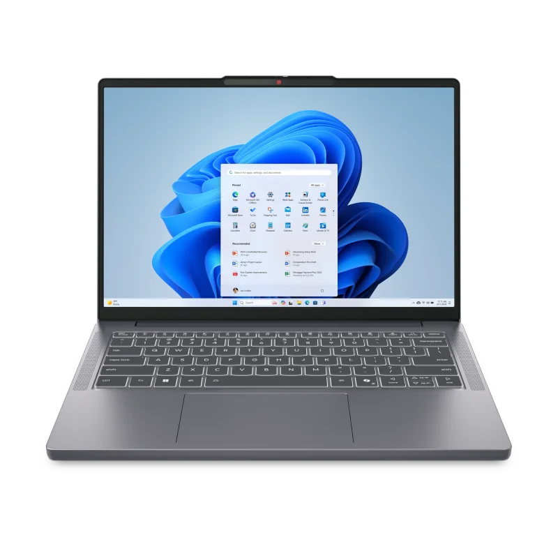 Laptop Consumer Lenovo IdeaPad Slim 3 14IRH10, cu procesor Intel Core i5-13420H, 14'' OLED, 16 GB DDR5, 512 GB SSD, Intel UHD Graphics, Fara OS, 3 ani Garantie Lenovo