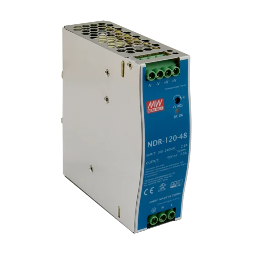 Sursa de alimentare in comutatie, 48V/2.5A, 120W, sina DIN - MEAN WELL NDR-120-48 Meanwell