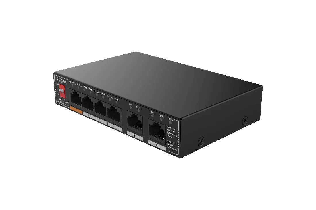 DHA SWT UNMANAGED 6 PORTS 4POE SG1006P Dahua