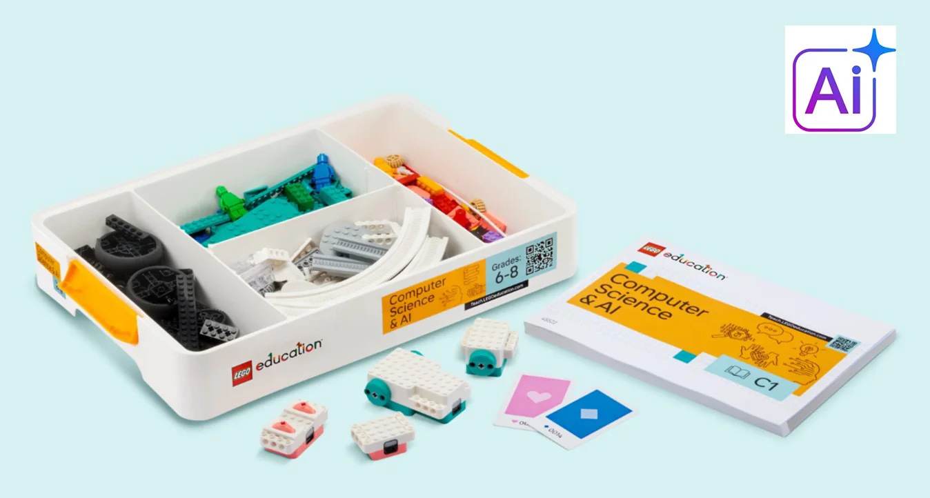 45522 LEGO® Education Computer Science & AI Kit 6-8, 4 elevi, 11 ani + Lego® Education
