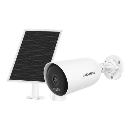Camera 4G 4MP cu panou solar, lentila 2.8mm, IR 30m, WL 30m, Audio, IP66 - HIKVISION DS-2CFS04-4G-2.8mm Hikvision