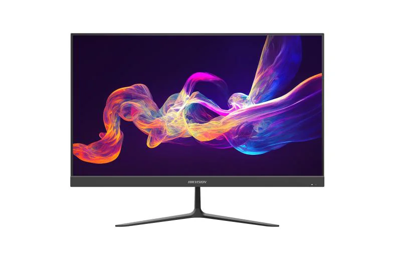 Monitor Hikvision DS-D5024F2-BV2S FHD 23.8" 100HZ, lumina de fundal: E- LED, luminozitate: 250 cd/m², interfata: HDMI 1.4 × 1, VGA × 1, Audio IN × 1, 2x difuzor, alimentare: DC 12V, 2.0A, VESA: 75 mm × 75 mm, dimensiuni: cu baza:539.7 (W) mm × 399.9 (H)