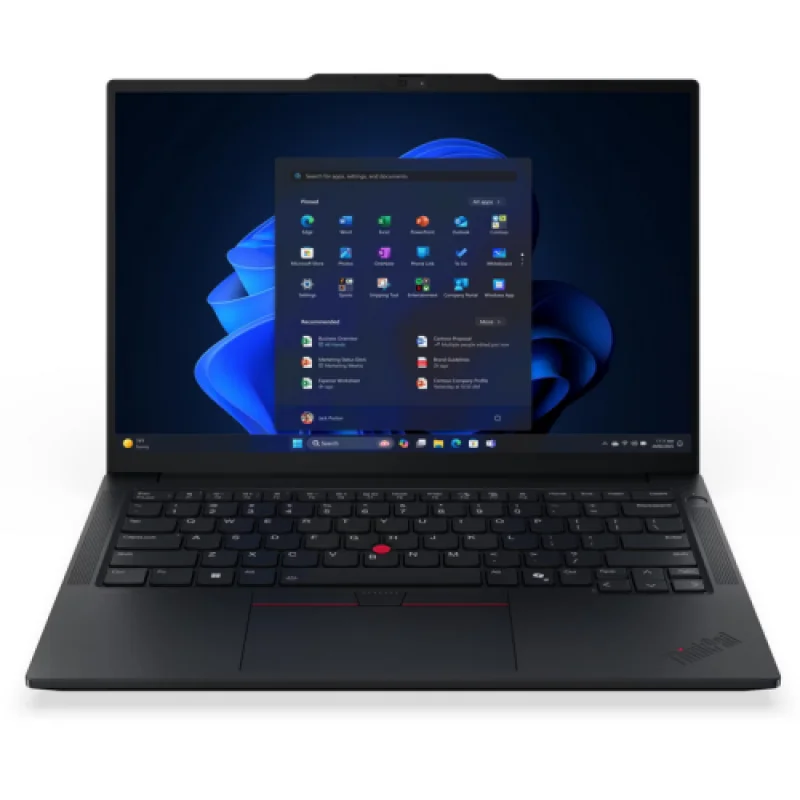 Laptop Business Lenovo ThinkPad E14 Gen 7, cu procesor AMD Ryzen 7 250, 14'' IPS, 32 GB DDR5, 1 TB SSD, AMD Radeon 780M, Fara OS, 3 ani Garantie Lenovo