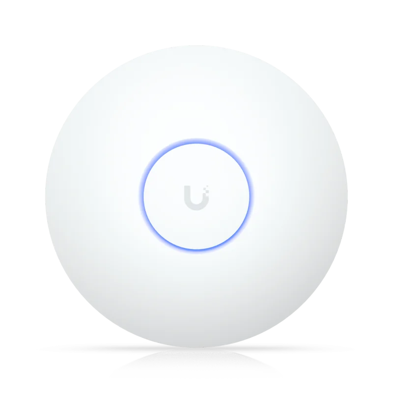 Acces point Ubiquiti U7-LR Wifi 7, 1 x RJ-45 port, 7300 Mbit/s, tensiune DC 42.5 - 57 V, alb