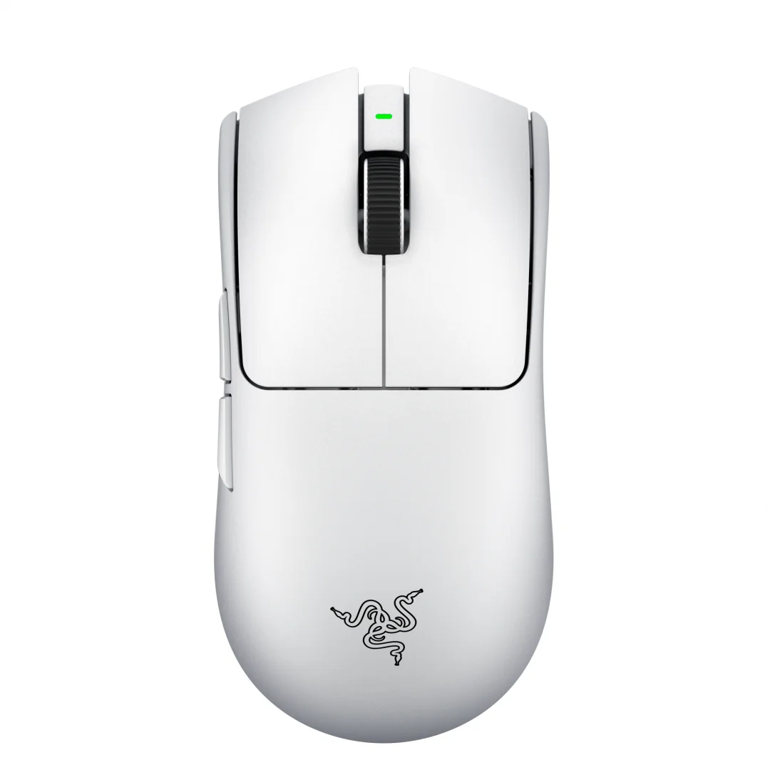 Mouse wireless Razer Viper V4 Pro, Razer™ Focus Pro 50K Optical Sensor Gen-3, durata de viata baterie pana la 180 ore, switch Razer™ Optical Mouse Switches Gen-4, alb Razer