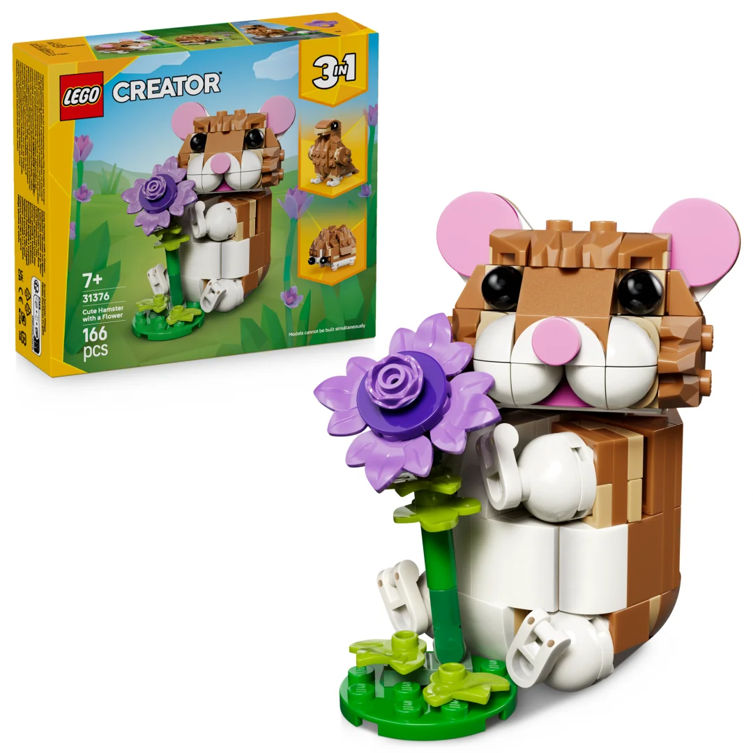 HAMSTER ADORABIL CU O FLOARE  LEGO31376 Lego