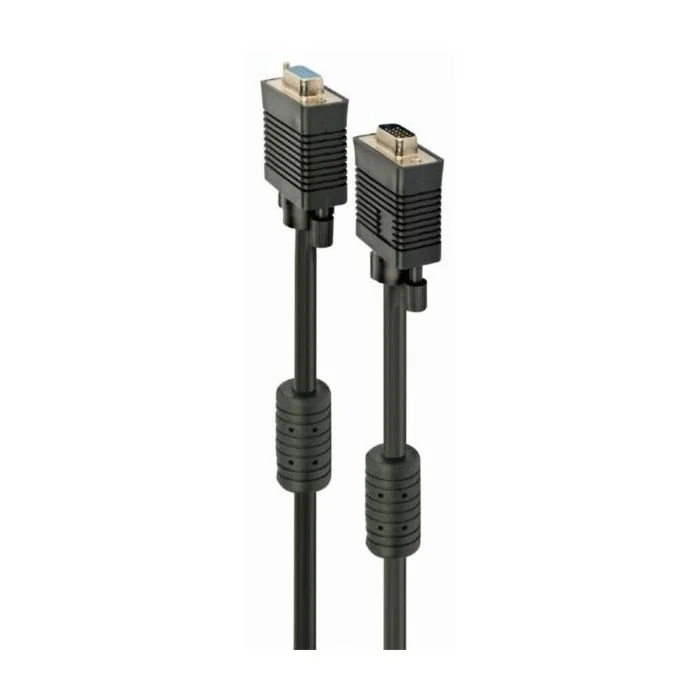 CC-PPVGAX-6B Premium VGA-Ext. HD15m/HD15f dual-shielded w/ 2 ferrite 6ft cbl black Gembird