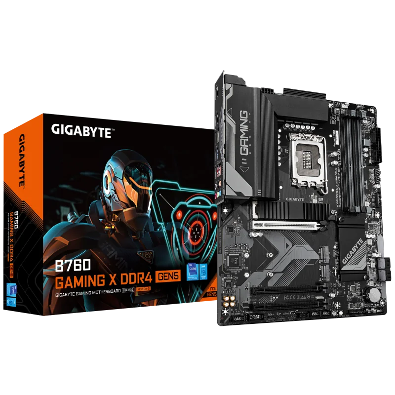 Placa de baza Gigabyte B760 GAMING X DDR4 GEN5, LGA 1700, DDR4, ATX Gigabyte