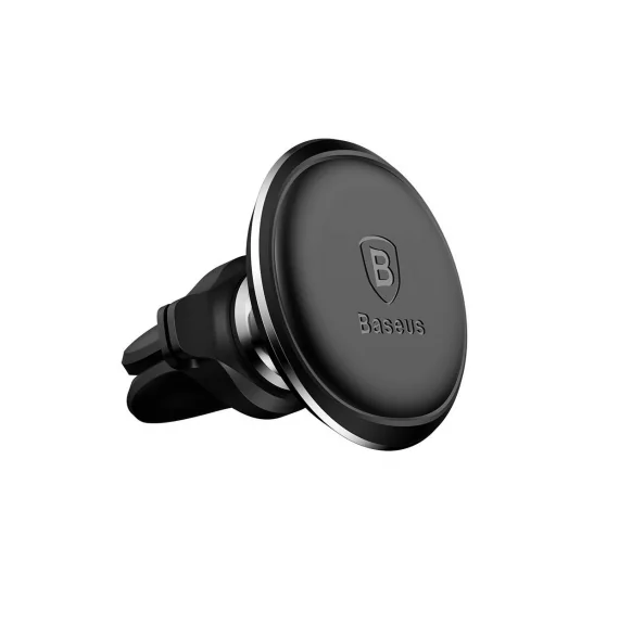 Suport auto Baseus Magnetic pentru smartPhone, magnetic, fixare grila ventilatie, negru Baseus