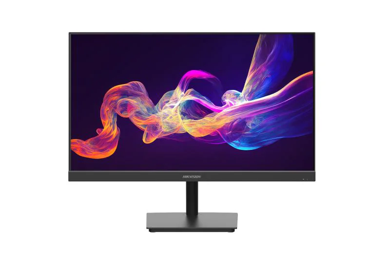 Monitor Hikvision FHD 23.8" DS-D5024F2-AP2; E-LED backlit technology with full HD 1920×1080; HDMI support up to 1080P; Brightness: 250 cd/m2; Contrast: 1000:1; Response Time: 14ms; VESA: 75 mm × 75 mm (4 - M4 × 6 mm), dimensiuni: cu baza: 539.7 (W) mm ×