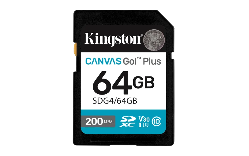 Card de Memorie SDXC Kingston64GBCanvas GO Plus Kingston