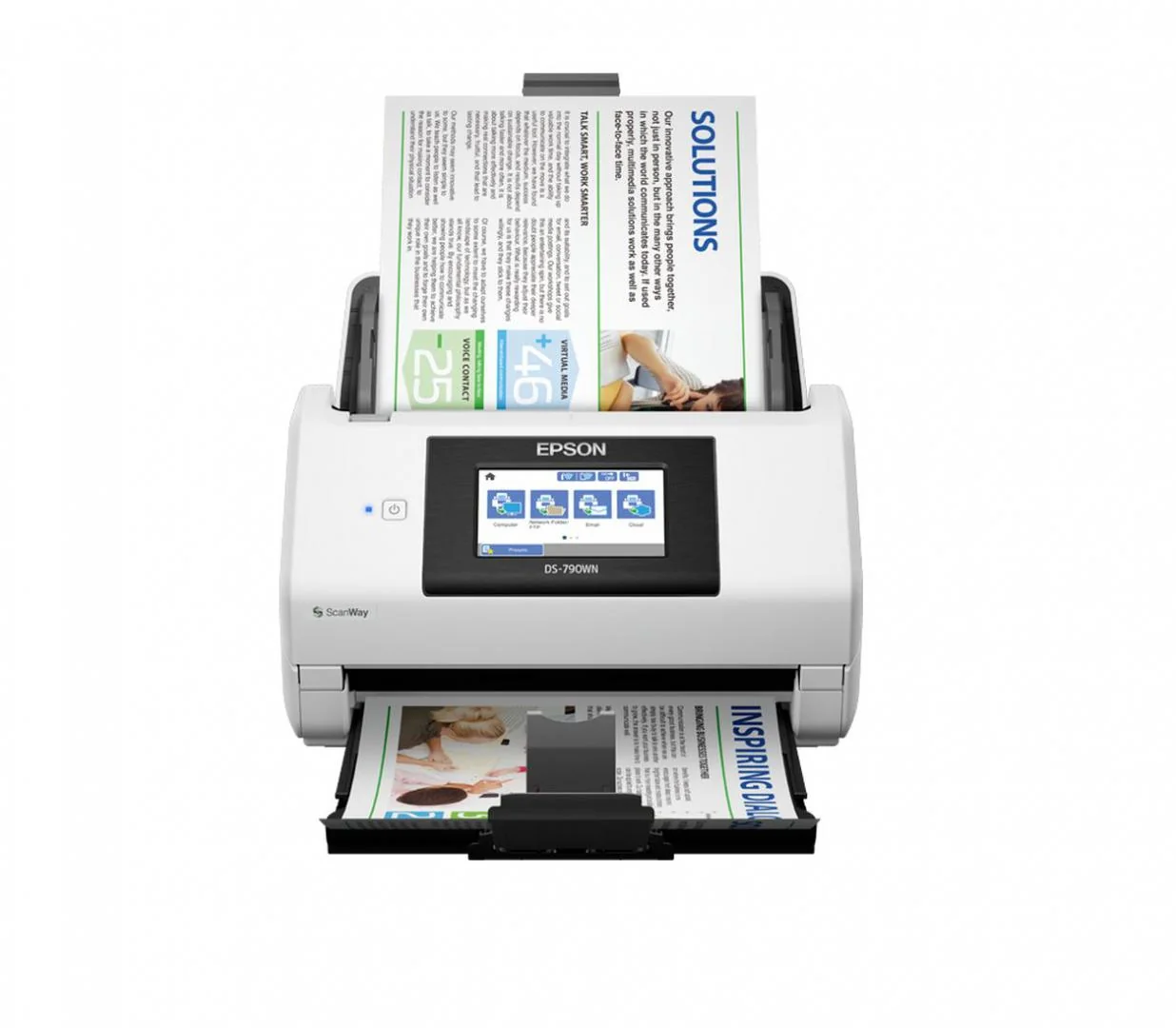 WorkForce DS-790WN Document scanner Duplex A4 600x600dpi 45ppm mono/45ppm colour ADF 100sheets 7000scans/d USB 3.0 Wi-Fi Epson