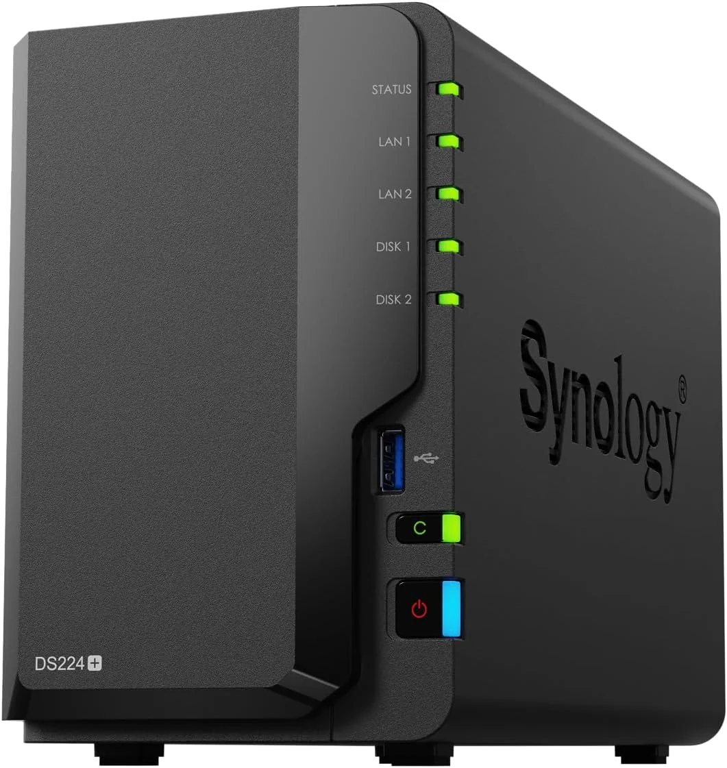 Bundle SYNOLOGY DS225+ 2-Bay PLUS NAS Intel Celeron J4125 2GB ECC DDR4 + 2xHAT3300-4T NAS 4TB SATA 3.5inch HDD