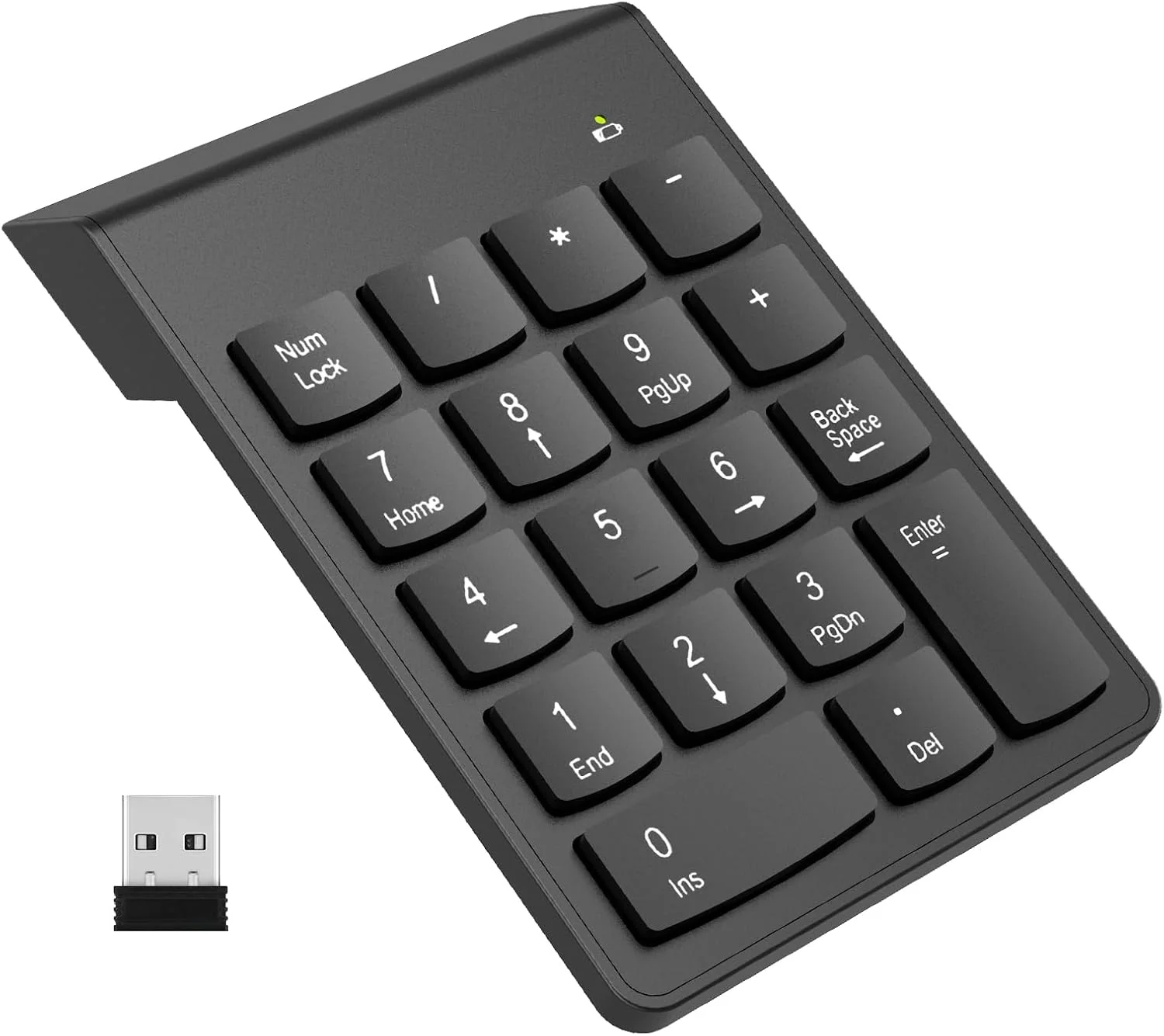 KPD-W-02 Wireless numeric keypad 18 keys black Gembird