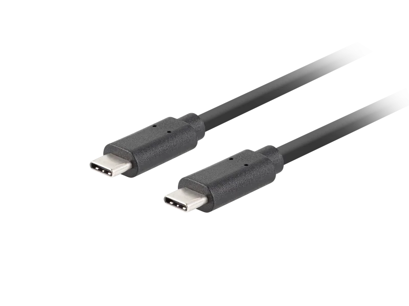 Cable USB-C M/M 3.2 Gen2 1m 10Gb/s PD100W Lanberg