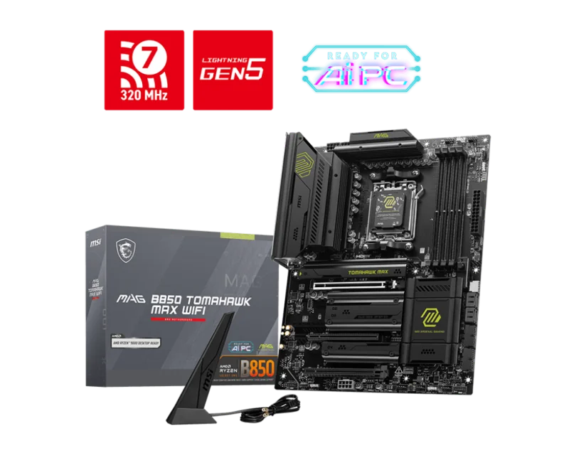 Placa de bază MSI MAG B850 TOMAHAWK MAX WIFI AM5 MSI