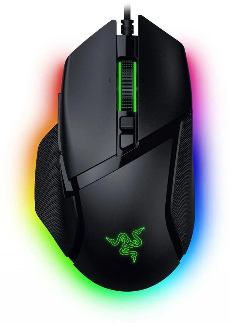 Basilisk V3 35K, cu fir, rezolutie maxima 35000 DPI, 11 butoane programabile, iluminare Razer Chroma™ RGB, senzor Focus Pro 35K Optical Sensor Gen-2, negru Razer