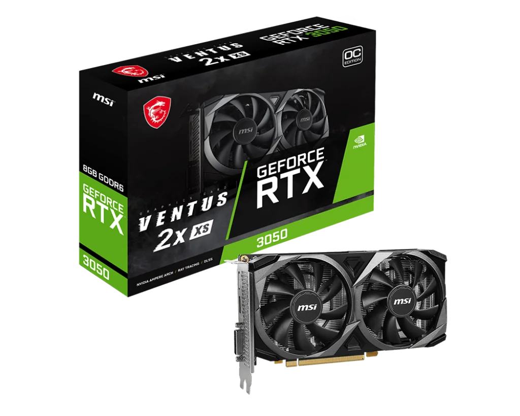 GeForce RTX 3050 VENTUS 2X XS 8GB OC VGA MSI