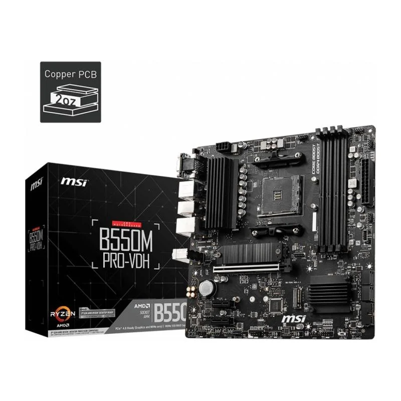 Placa de bază MSI B550M PRO-VDH AM4 MSI