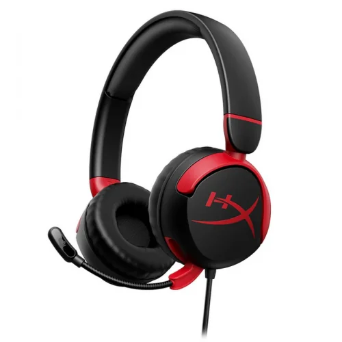 Casti gaming HyperX Cloud Mini, PC/Nintendo Switch/controllere PS/Xbox/tablete, volum limitat la 85dB, Jack 3.5 mm, negru HP